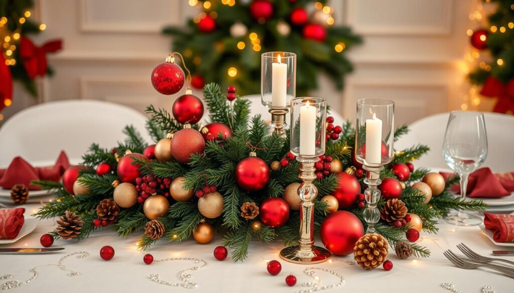 18 Quick and Easy Christmas Table Decorations