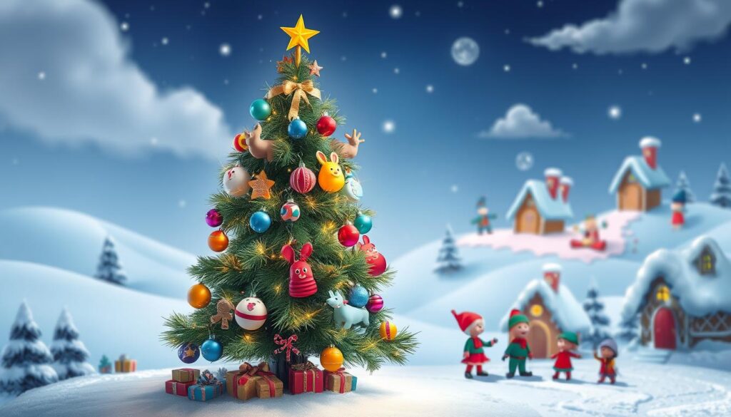 Christmas tree themes for kids