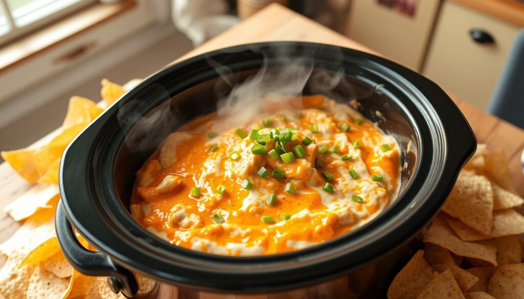 Crockpot Buffalo Chicken Dip recipe