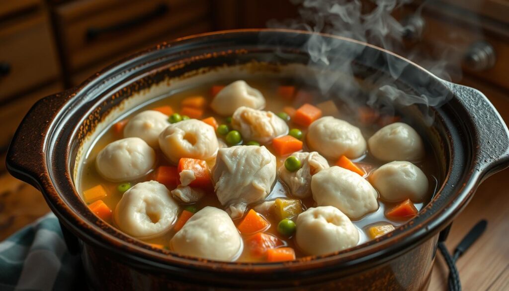 Crockpot Chicken and Dumplings recipe