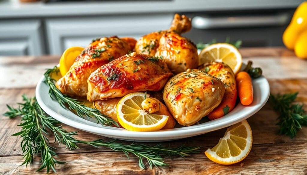 Crockpot Lemon Herb Chicken