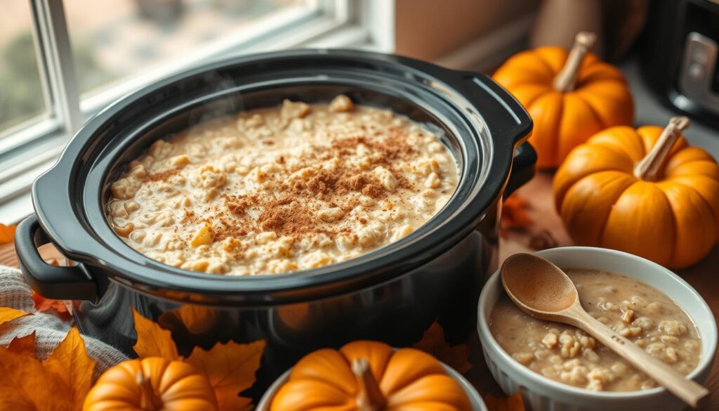 Crockpot Pumpkin Spice Oatmeal recipe