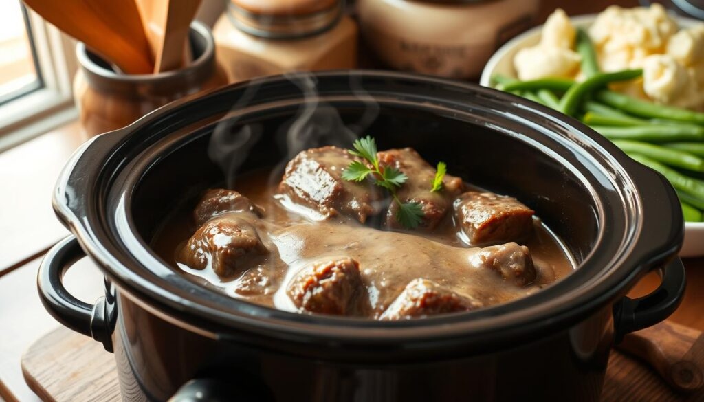 Crockpot Salisbury Steak