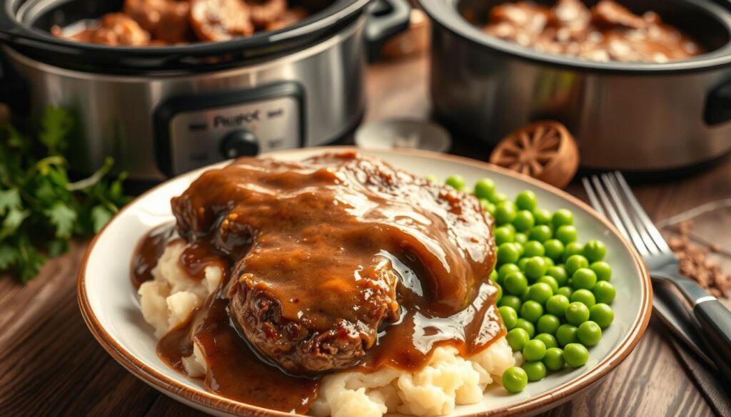 Crockpot Salisbury Steak recipe