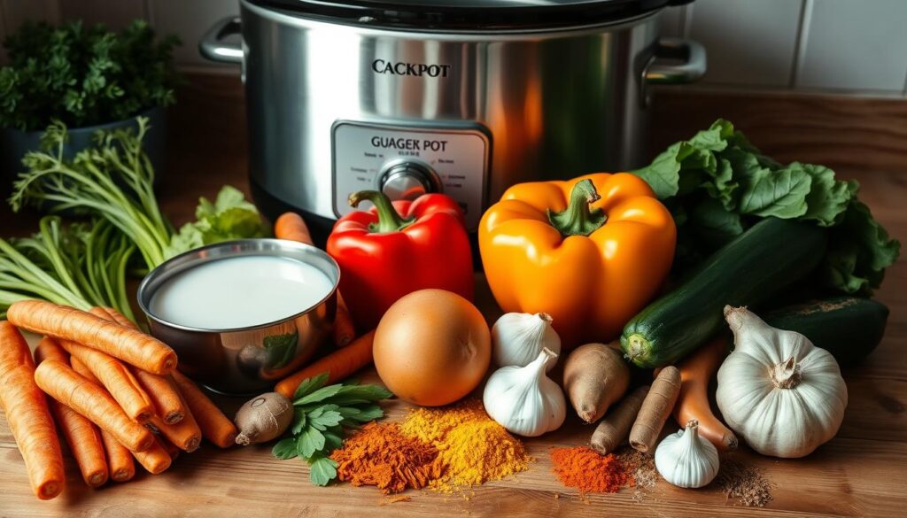 Crockpot Vegetable Curry Ingredients