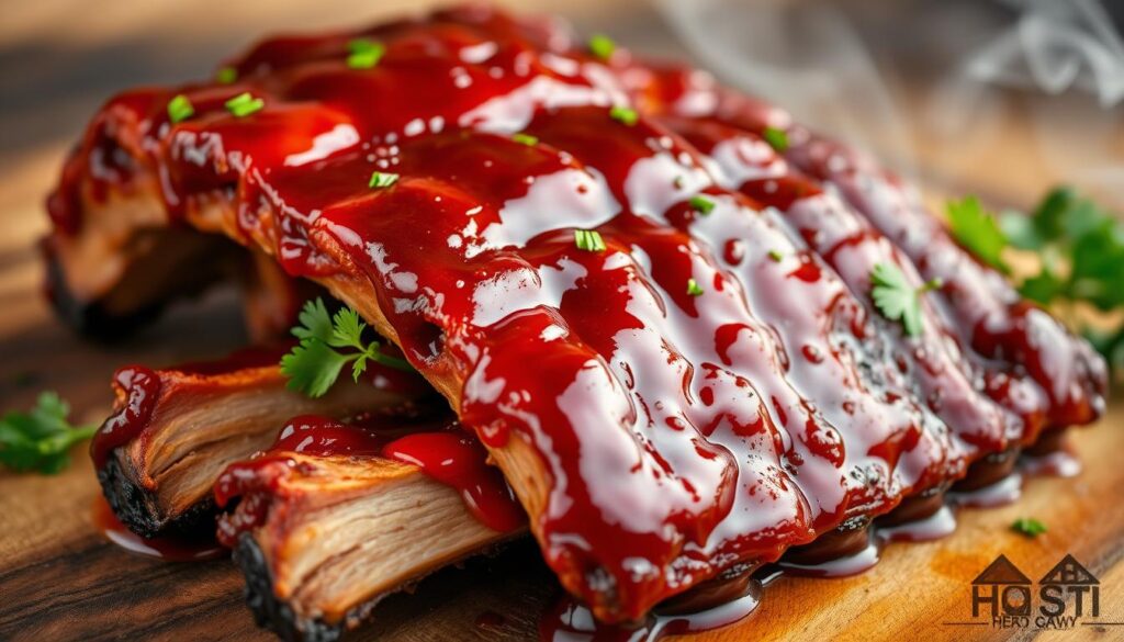 Tender pork ribs