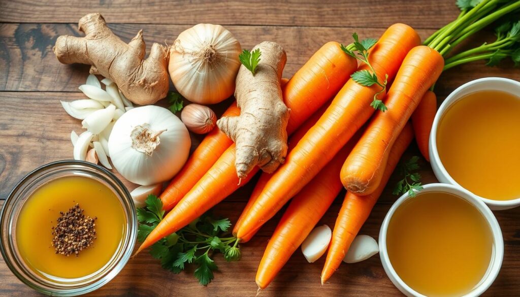 carrot ginger soup ingredients