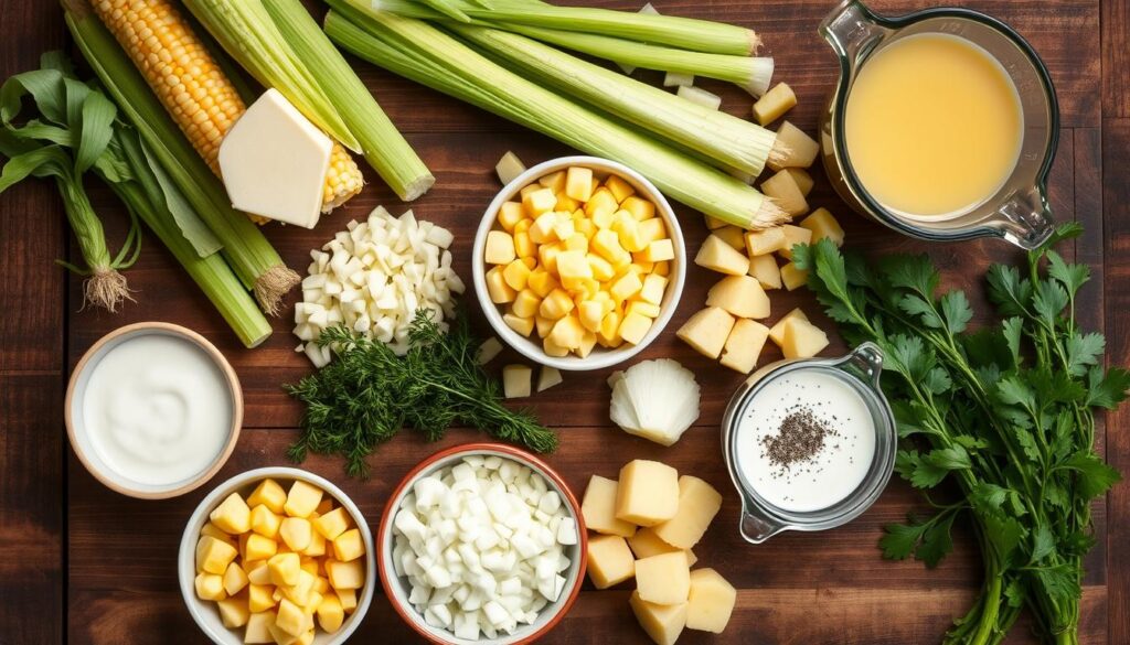 corn chowder ingredients