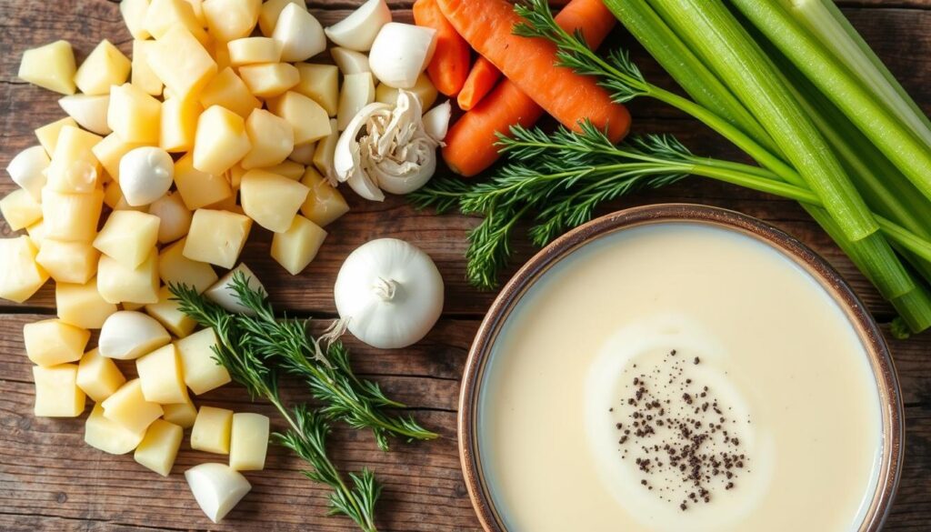 creamy potato soup ingredients