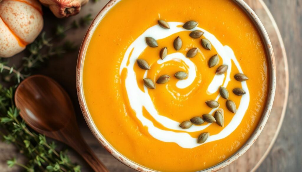 creamy pumpkin soup texture