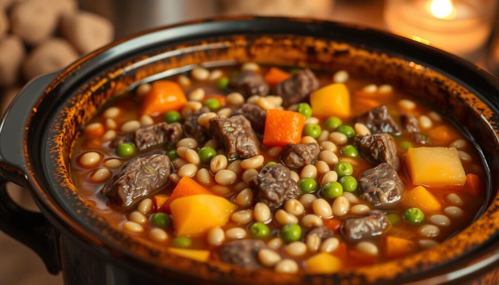 crockpot Beef and Barley Stew recipe