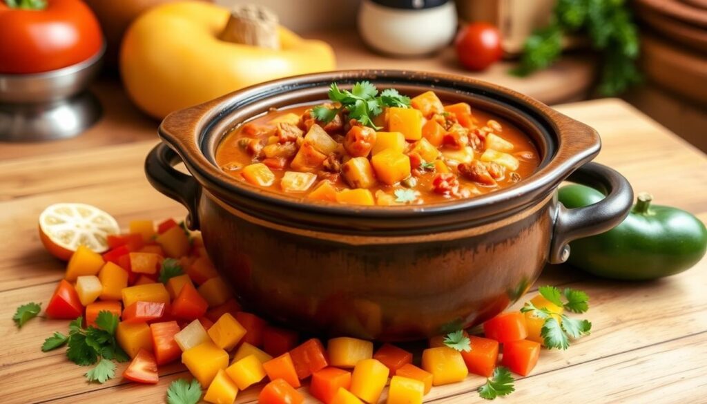 crockpot Butternut Squash Chili recipe