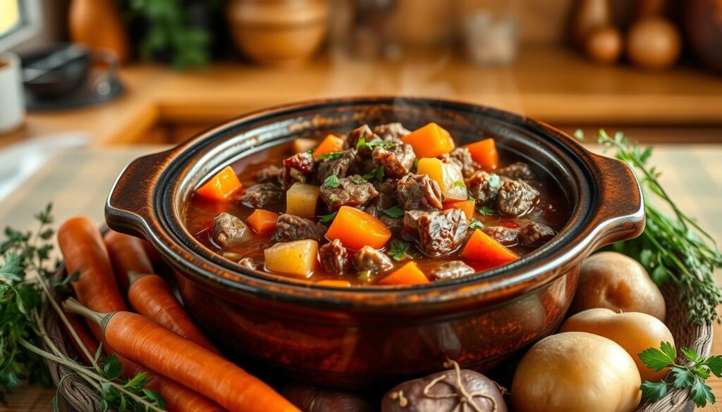 crockpot Classic Beef and Vegetable Stew recipe