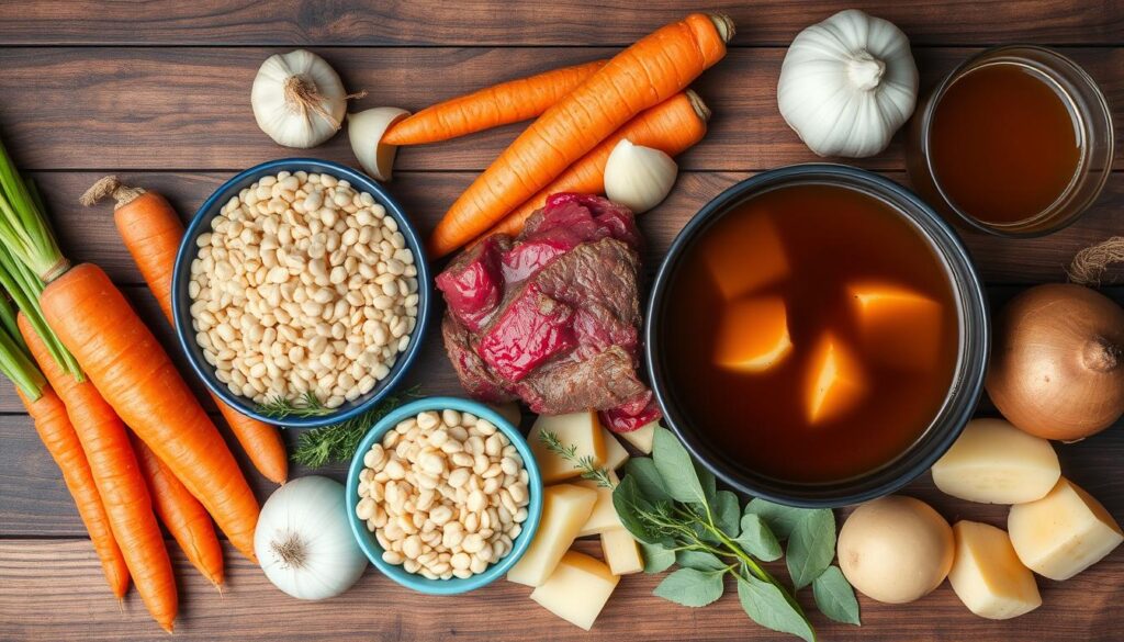 crockpot beef and barley stew ingredients