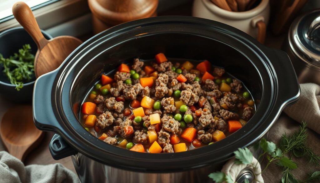 crockpot shepherds pie filling