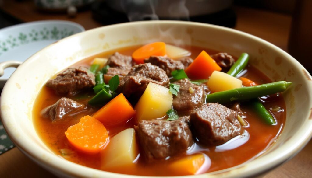 meat and vegetable stew