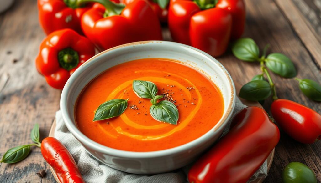 roasted red pepper soup