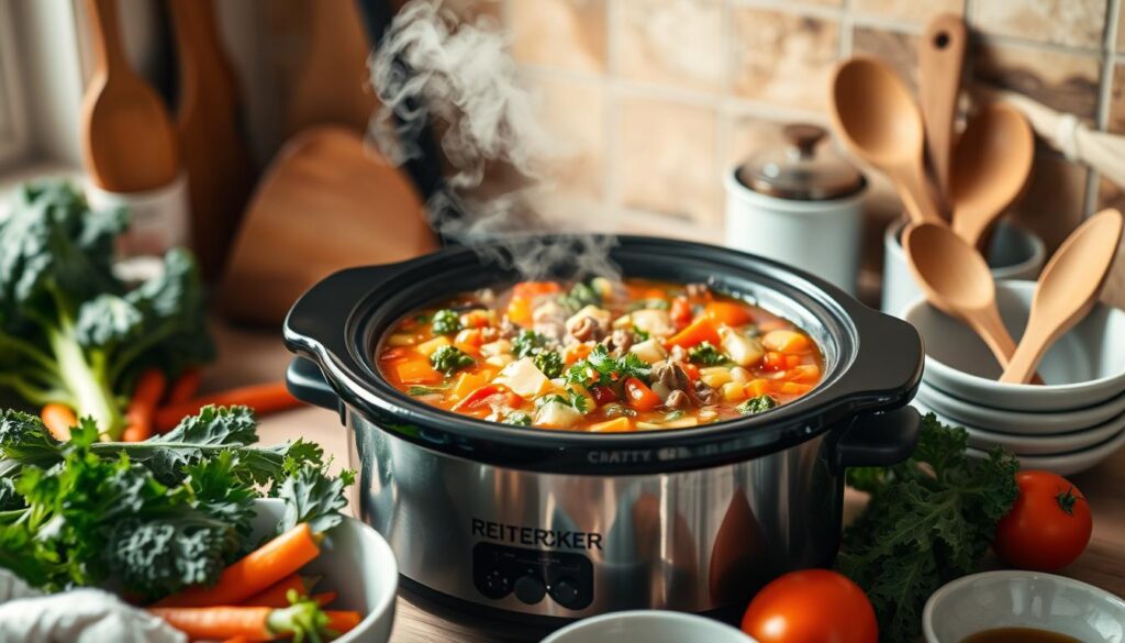 slow cooker vegetable soups