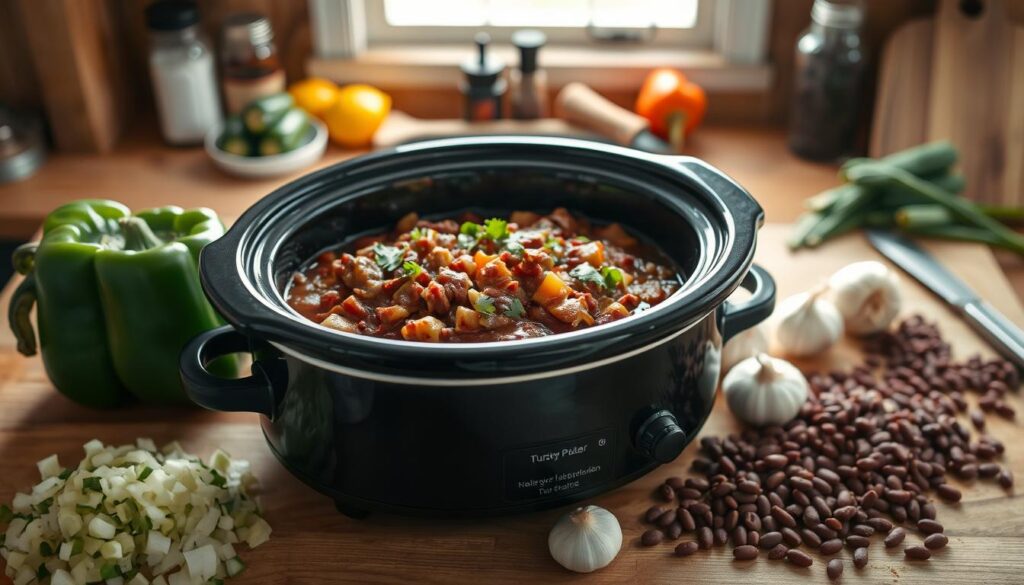 turkey chili crock pot