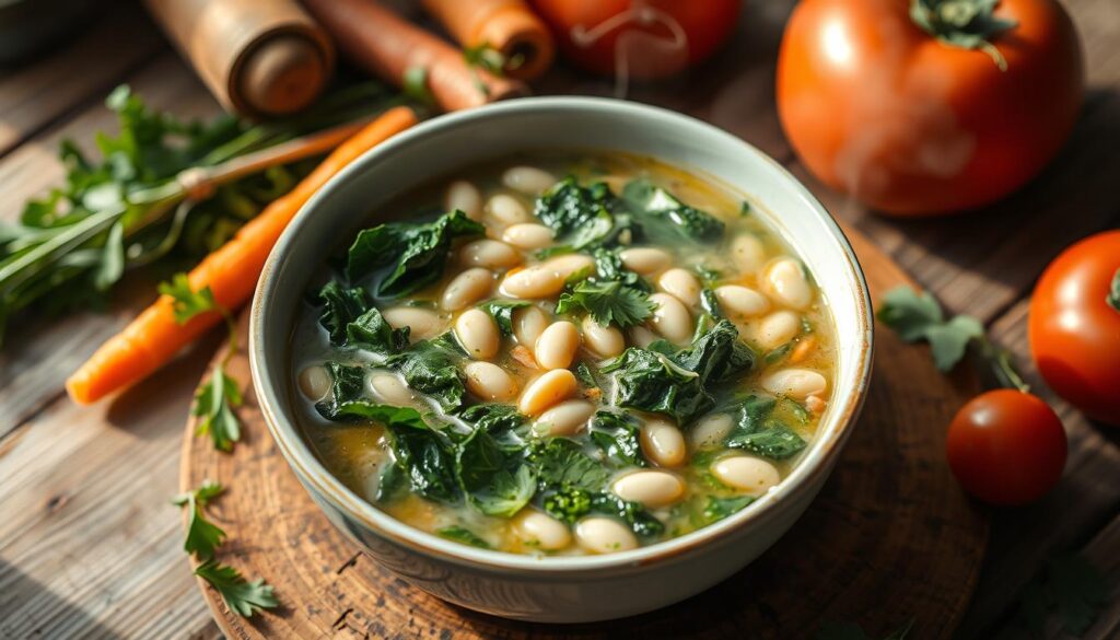 white bean and kale soup