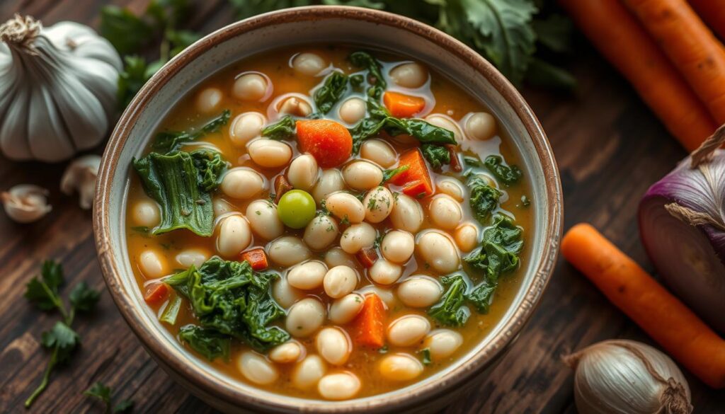 white bean and kale soup