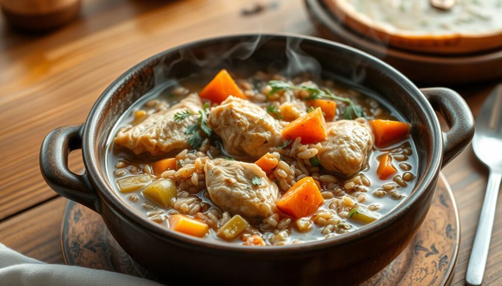 wild rice chicken stew