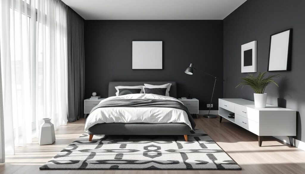 Black and White Minimalist Guest Bedrooms: Simple Yet Striking