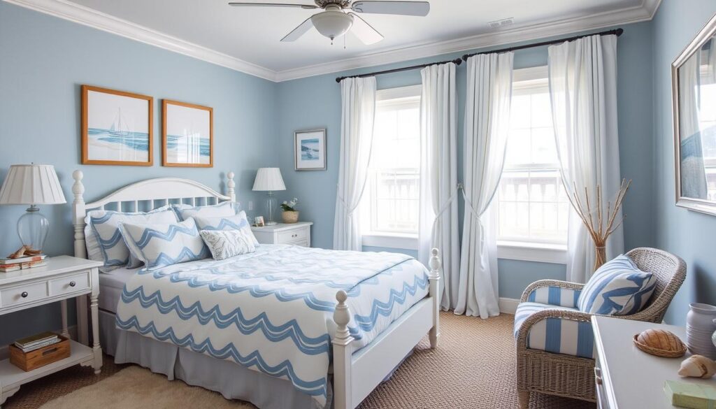 Blue and White Guest Bedrooms: Timeless and Relaxing