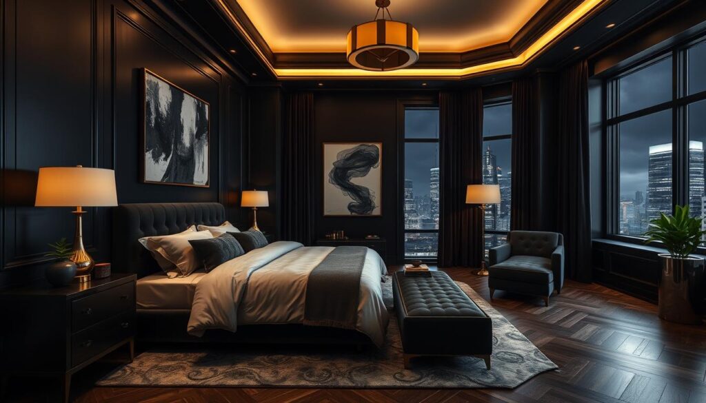 Bold Black Guest Rooms: Dramatic but Inviting Design Ideas