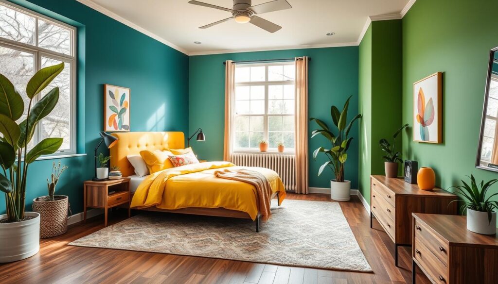 Bold Color Choices for a Guest Bedroom That Wows