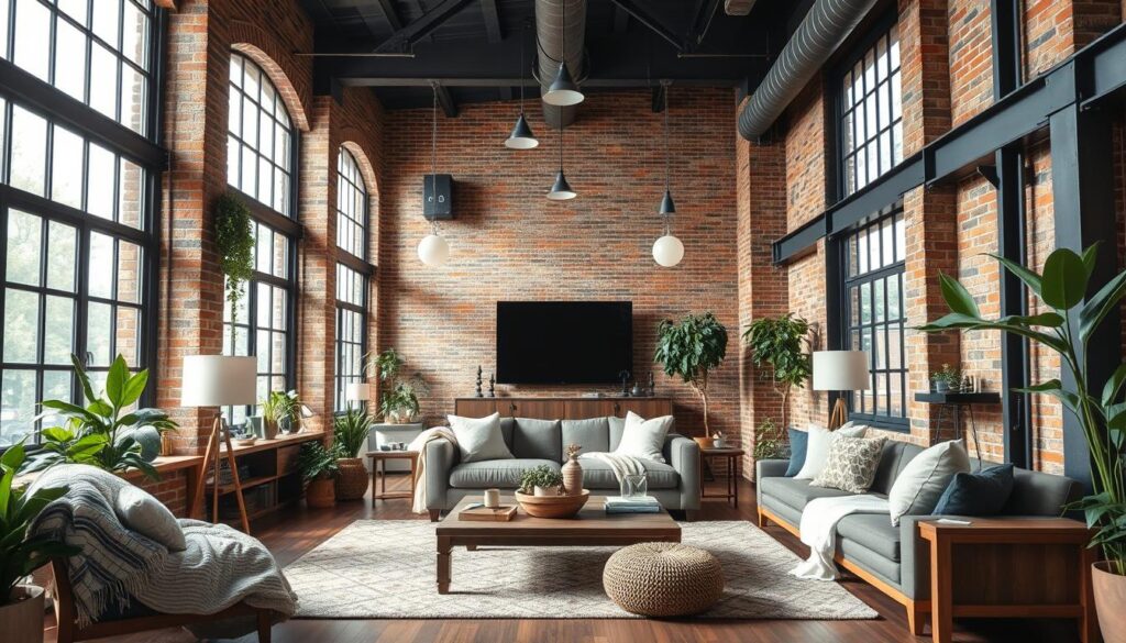 Industrial Meets Cozy: Balancing Raw Materials with Warm Layers