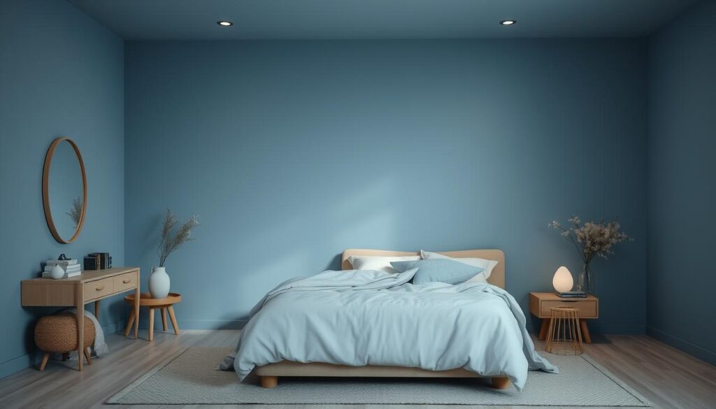 Muted Blue Bedrooms: Perfect for Minimalist Cozy Vibes