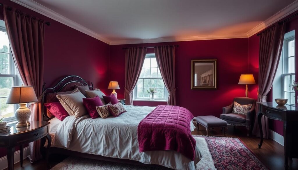 Plum and burgundy color combinations