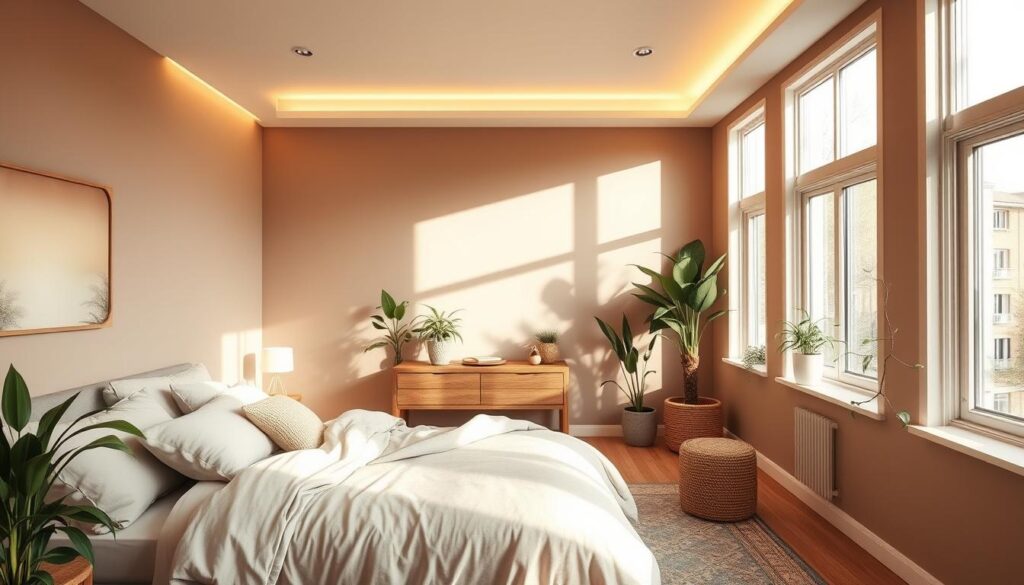 calming bedroom design