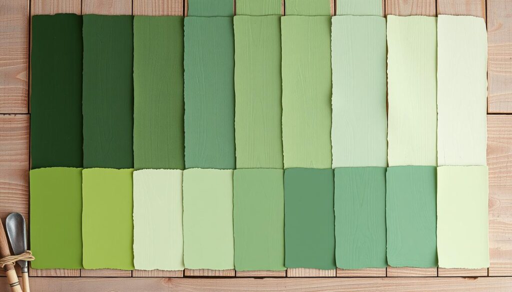 green color palette