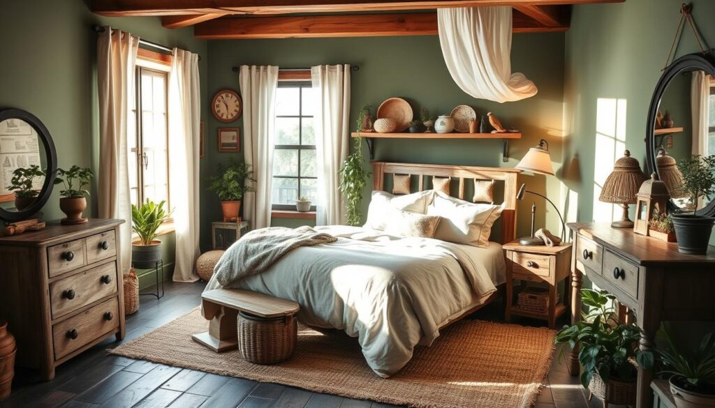 natural bedroom materials