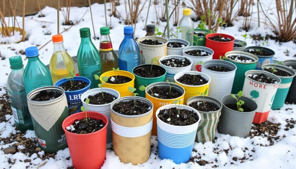 recycled containers