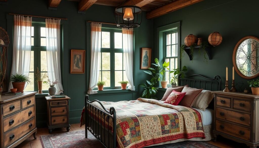 rustic bedroom elements