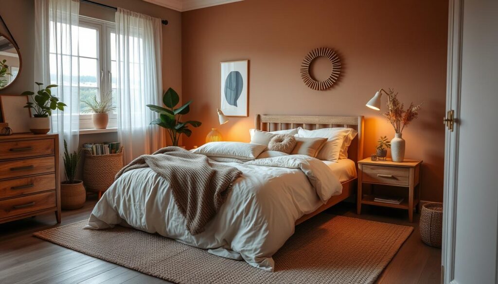 warm taupe bedrooms