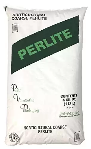 PVP Industries PVP105408 120 Quarts 4 Cubic Foot of Organic Perlite Planting Soil Additive Gi, White