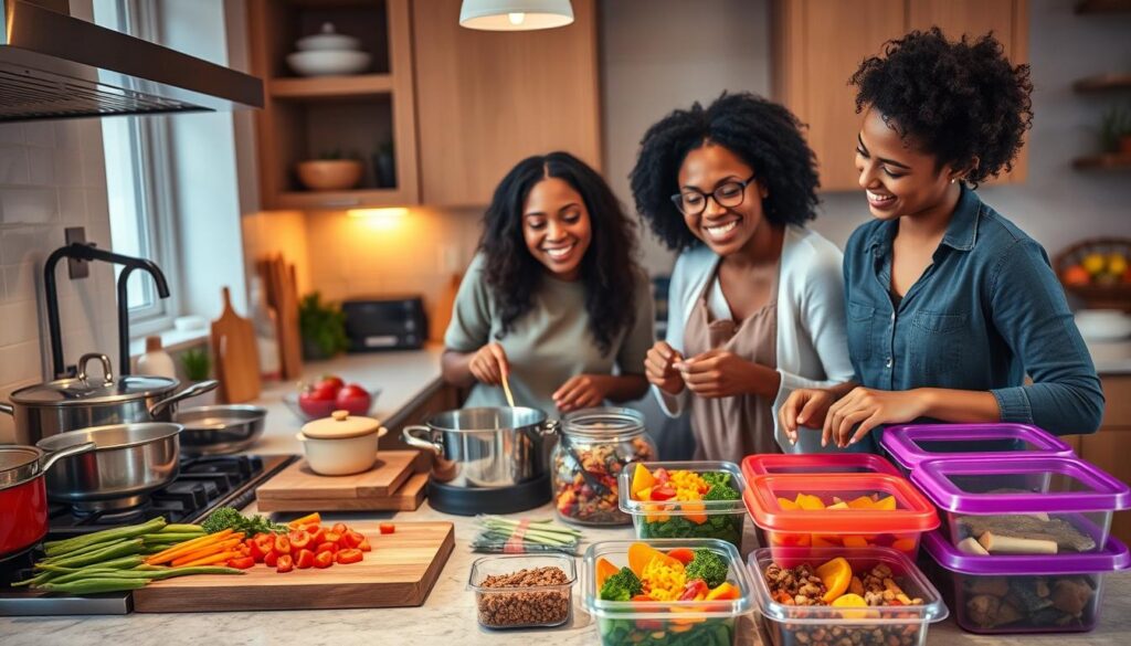 Batch Cooking Family Meal Preparation