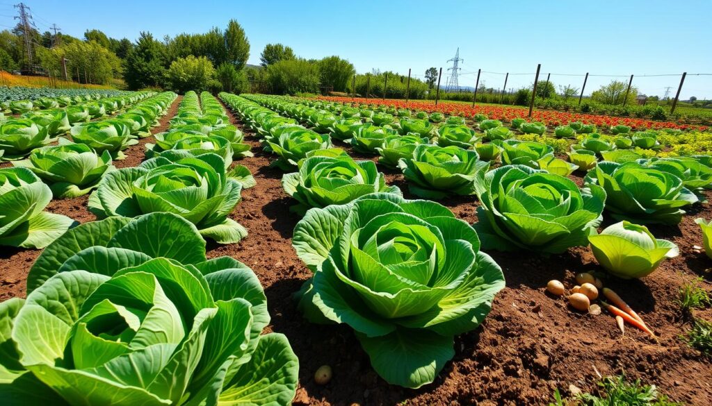 Cabbage Garden Layout