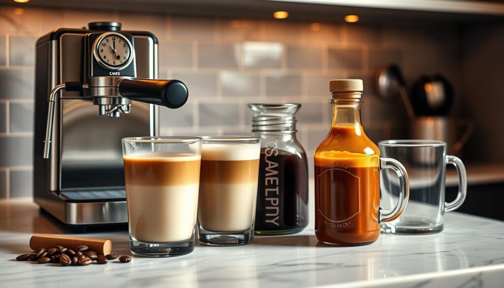 Caramel Macchiato Brewing Tools