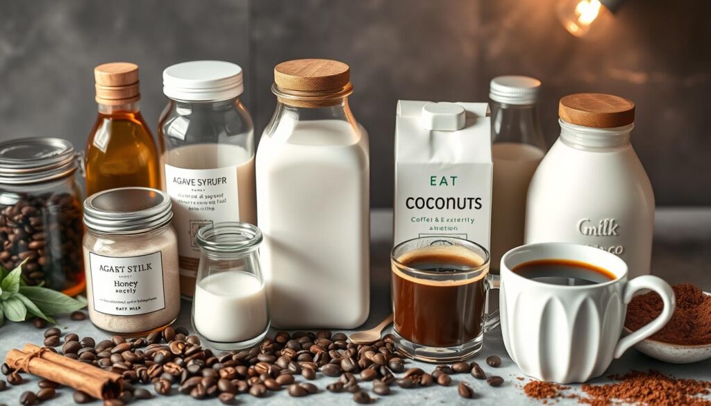 Coffee Sweeteners and Milk Alternatives