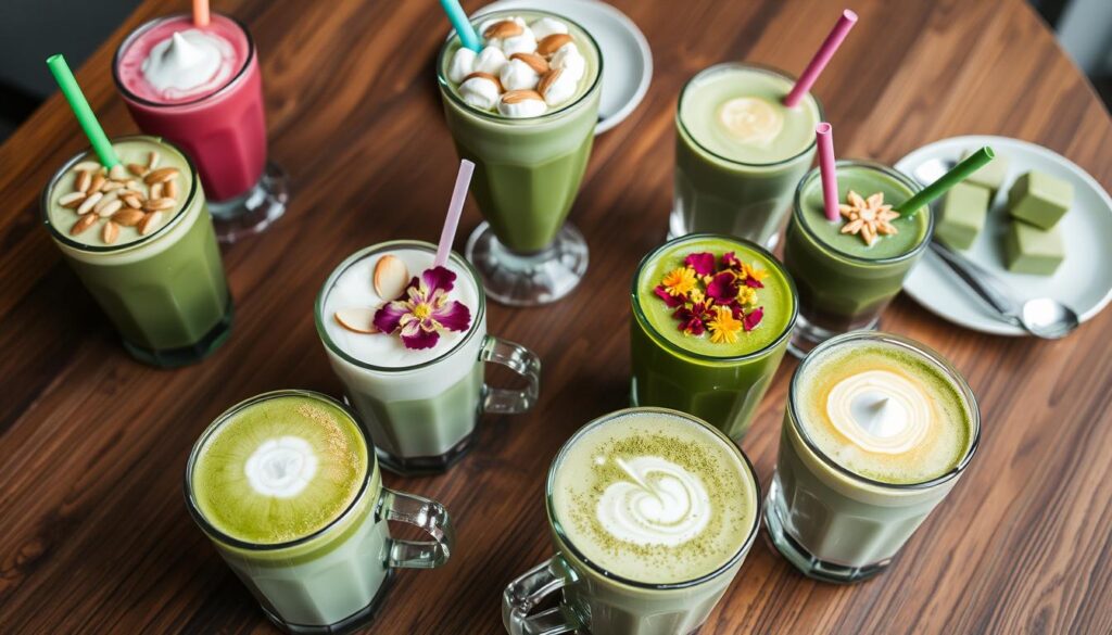 Customized Matcha Latte Variations