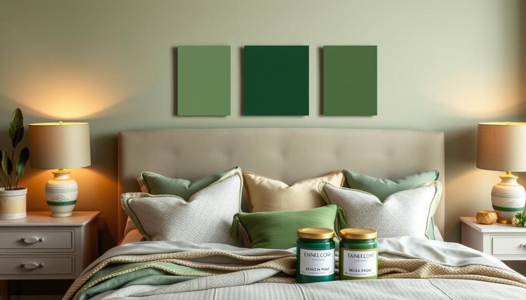 Green Paint Color Palette