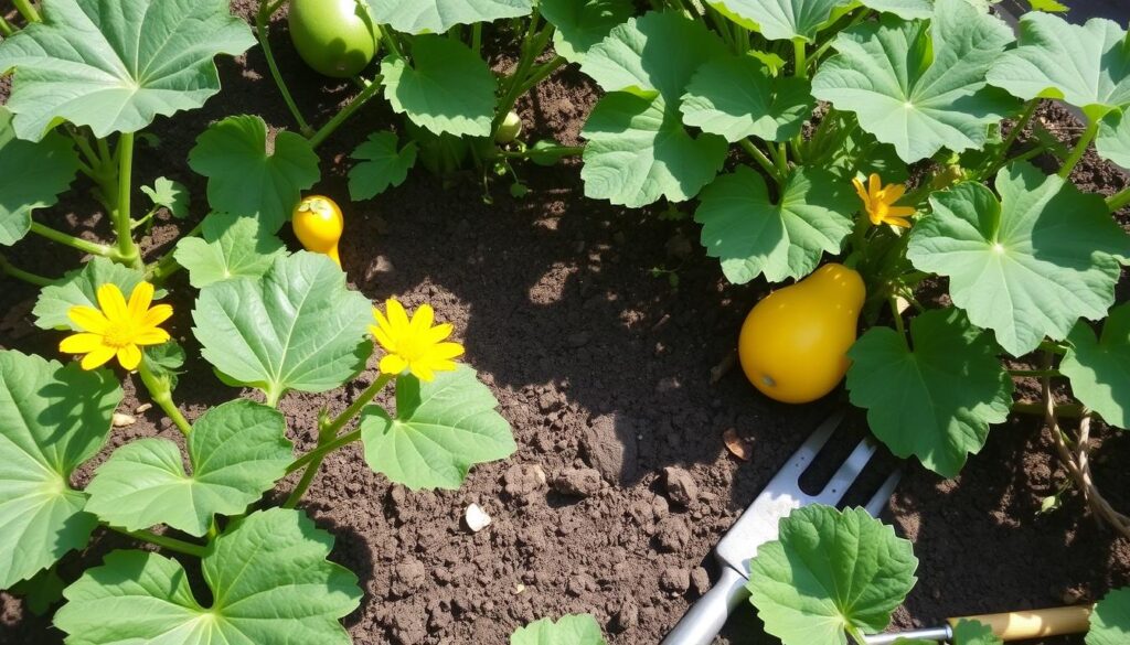 Growing Squash