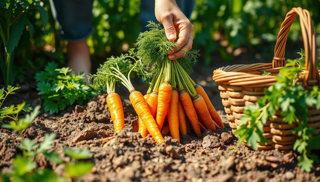 Harvesting Carrots