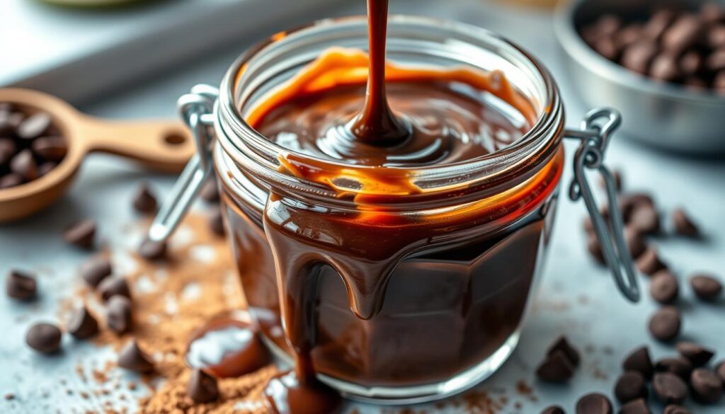 Homemade Chocolate Sauce for Frappuccino