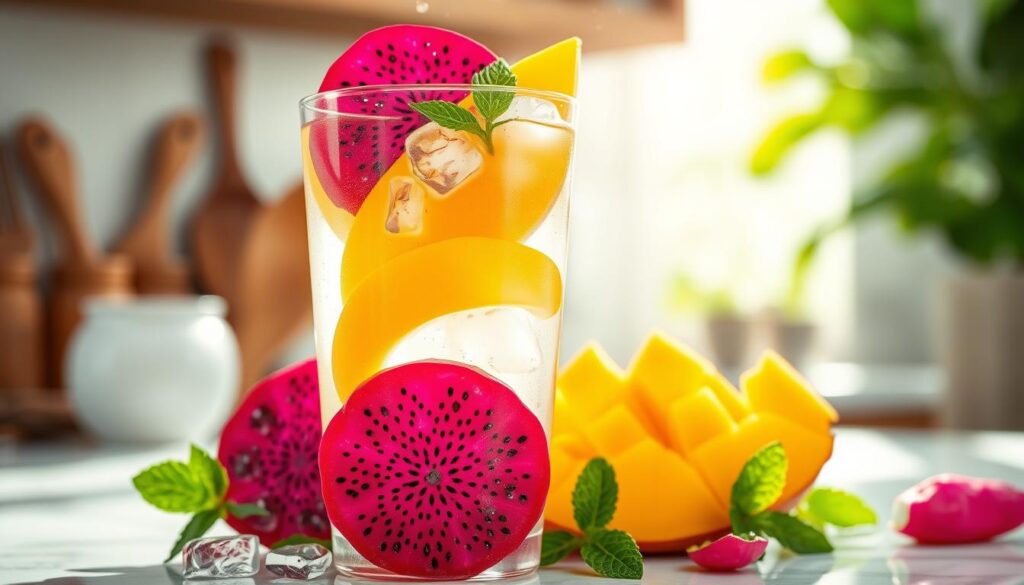 Mango Dragonfruit Refresher Homemade Recipe